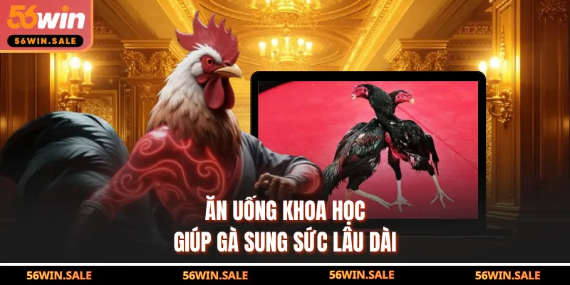 Ăn uống khoa học giúp gà sung sức lâu dài