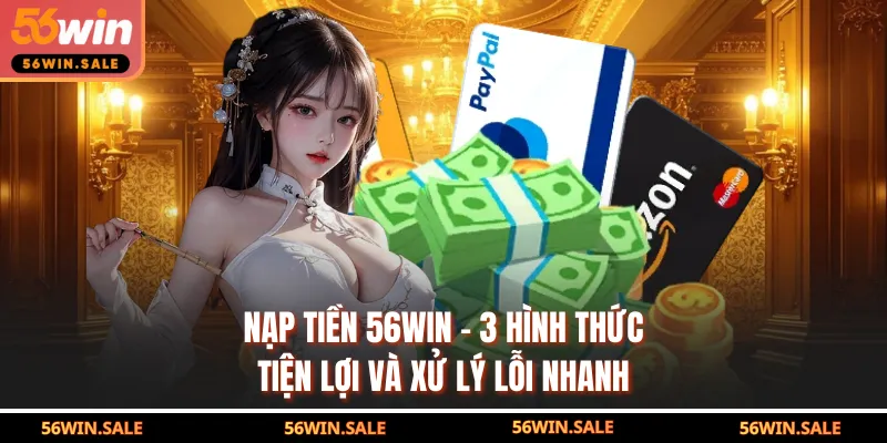 Nạp Tiền 56WIN - 3 Hình Thức Tiện Lợi Và Xử Lý Lỗi Nhanh